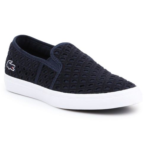 Baskets Basses Lacoste Gazon 219 1 Cfa Bleu