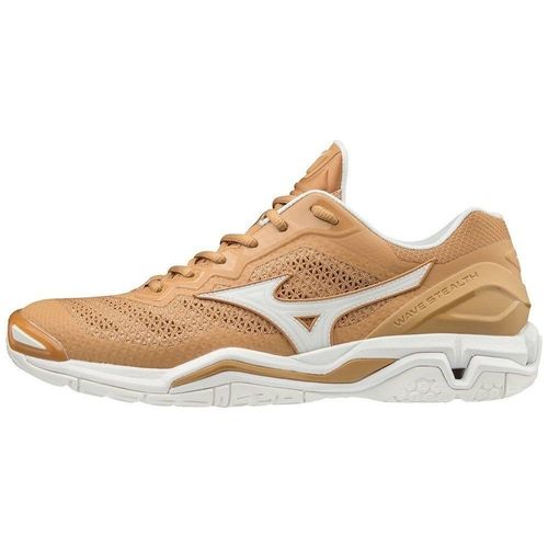 Baskets Basses Mizuno Wave Stealth 5 Beige