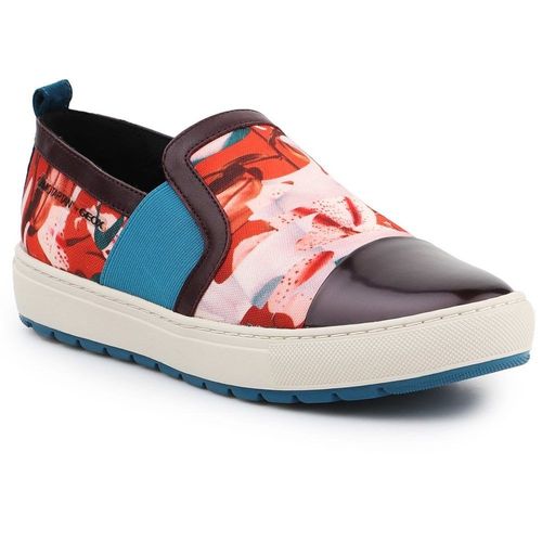 Baskets Basses Geox D Breeda Rouge