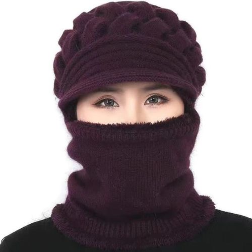 Cache Cou Tricoté Pour Femme, Cache Nez, Bonnet, Écharpe, Ski, Collection Automne Hiver 2020
