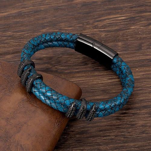 Dragon d'or - 19cm - Bracelet en acier inoxydable pour hommes