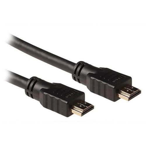 Ewent - Câble HDMI avec Ethernet - HDMI mâle pour HDMI mâle - 2 m - triple blindage - noir - support 4K