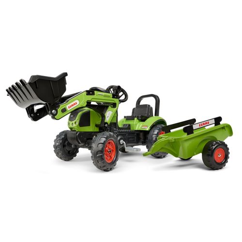 Les Petits Jardiniers Tractopelle À Pédales Claas