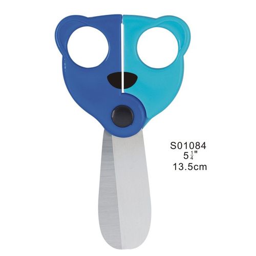 Ciseaux Mignons Animaux De Dessin Animé Sécurité Enfants Maternelle Bricolage Coupe-Papier Outil Étudiant Papeterie Bureau Petits Ciseaux