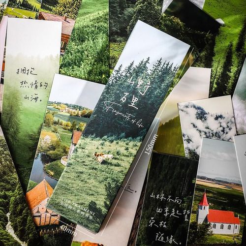 Signets De Paysage D'automne, 30 Pièces, Marqueurs De Page De Style Ins, Ensemble Assorti De Marqueurs De Livres Pour La Lecture Des Étudiants