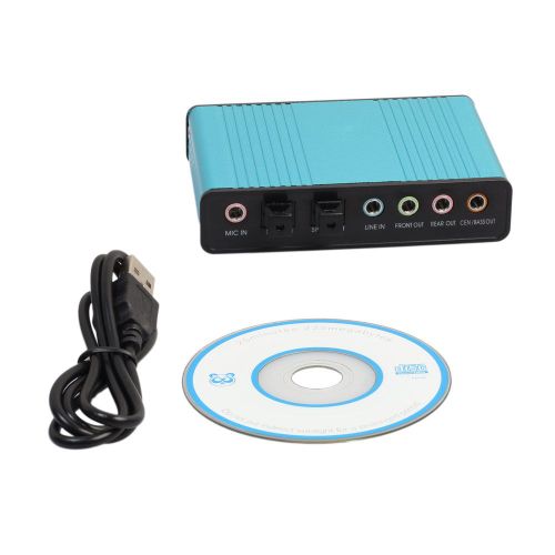 Adaptateur De Carte Audio Externe Usb, Adaptateur De Canal 5.1, Carte Son Externe Pour Ordinateur Portable Et Pc, Aes/Ebu Iec60958 S/Pdif Pour Winxp