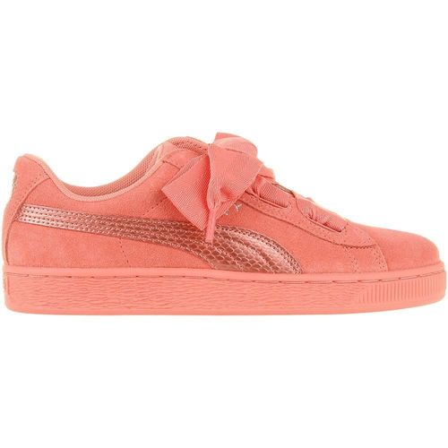 Baskets Basses Puma Suede Heart Snk Jr Rose