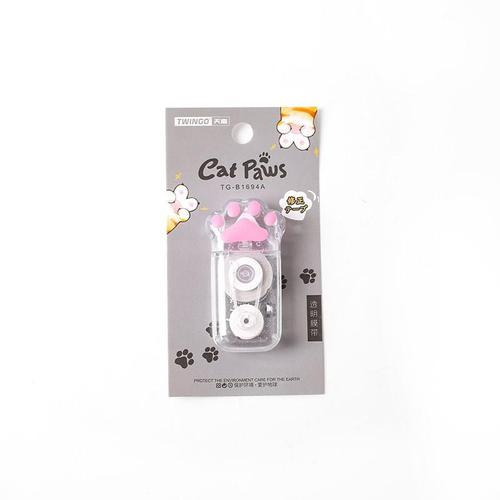 Bande Correctrice Patte De Chat 3 Couleurs, Bande De Colle Kawaii, Fournitures Scolaires Et De Bureau, Cadeaux Pour Enfants