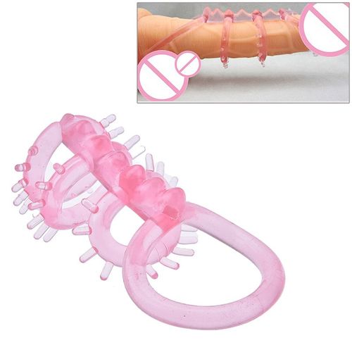 Anneau Pénien En Silicone Pour Homme, Produit Adulte, Triple Chatouillement, Masseur, Relaxation, Passion, Extension Érotique Solaire