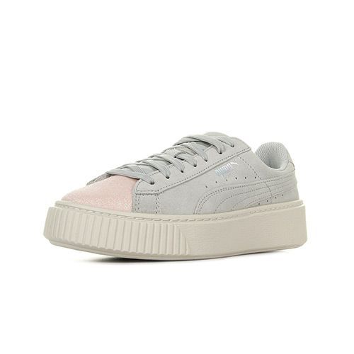 Puma Suede Platform Glam Jr Beige
