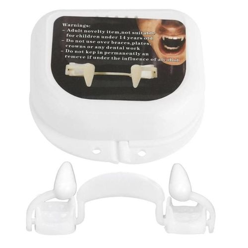 Fausses Dents De Vampire Pour Halloween, Dents De Dracula Rétractables, Monstre, Loup Garou, Fanges De Zombie, Mascarade, Costume De Cosplay