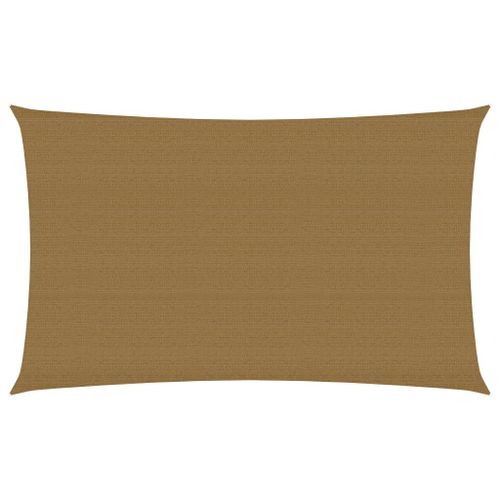 Vidaxl Voile D'ombrage 160 G/M² Taupe 2,5x5 M Pehd