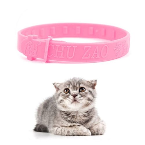 Collier Anti Moustiques Anti Puces En Silicone Pour Chat, 1 Pièce, Protection Réglable Contre Les Moustiques, Fournitures Pour Animaux De Compagnie