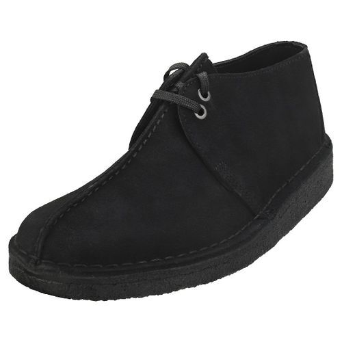 Clarks Originals Desert Trek Homme Chaussures Du Desert Suède Noir