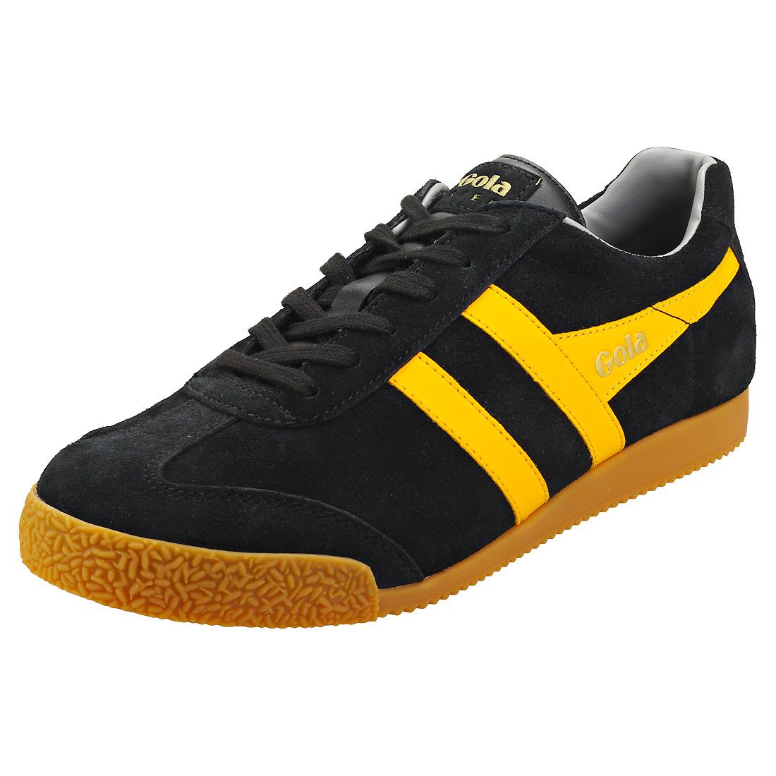 Gola Harrier Homme Baskets Classique Noir Jaune | Rakuten