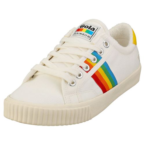Gola Tennis Mark Cox Rainbow 2 Femme Baskets Mode Blanc Multicolore
