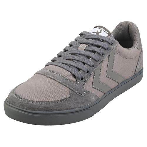 Hummel Slimmer Stadil Tonal Low Baskets Decontractee Gris Métallisé Gris