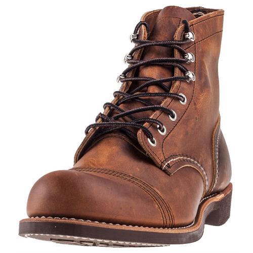 Red Wing Iron Ranger Bottes Decontractee Cuivre Marron