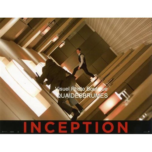 Inception: Photo D'exploitation Cinématographique - Format 21x27.5 Cm - De Christopher Nolan Avec Leonardo Dicaprio, Marion Cotillard, Joseph Gordon-Levitt, Ellen Page, Tom Hardy, Michael Caine - 2010