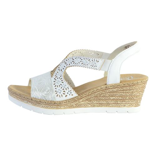 Sandales Rieker Pavone Blanc
