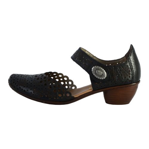 Sandales Cuir Rieker Massa Noir