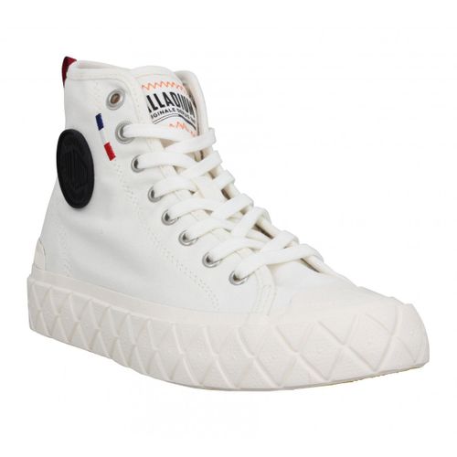 Bottines Palladium Palla Ace Canvas Mid Pour Blanc