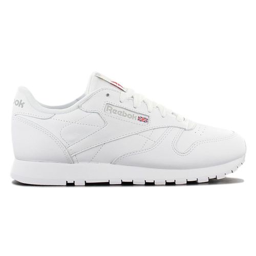 Reebok Classic Leather Gs 50151 - Femmes Cuir Baskets Sneakers Chaussures - Blanc - 36 1/2