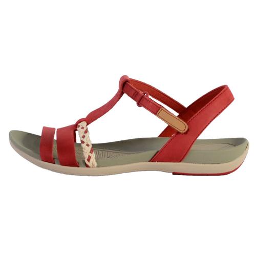 Sandales Cuir Clarks Tealite Grace Rouge