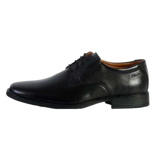 Moccassin Cuir Clarks Tilden Plain - Noir - 42 1/2