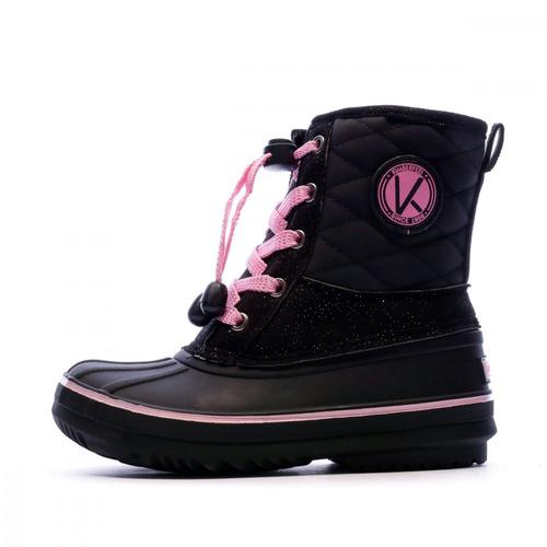 Bottines/rose Fille Kimberfeel Jibber Noir