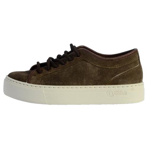 Basket Natural World Nw On Suede Marron