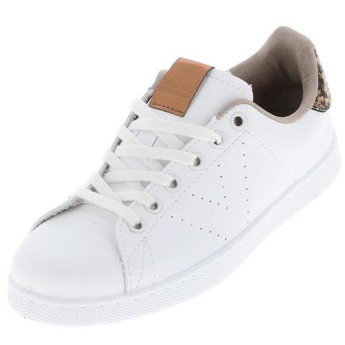 Chaussures Basses Cuir Ou Simili Victoria Tenis Piel Talon Serpent 46862 Blanc