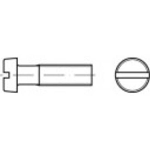 TOOLCRAFT TO-5445459 Vis cylindrique M3 8 mm plat DIN 84 200 pc(s)