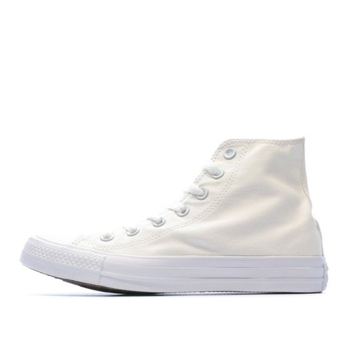 Ctas Hi Mono Toile Mixte Adultes Converse Ctas Hi Mono Toile Blanc