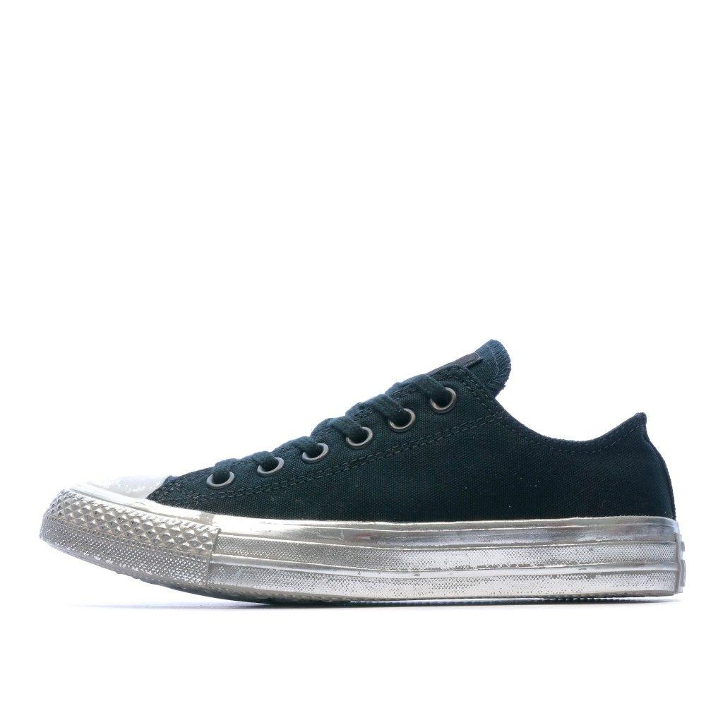 Converse noir et discount argent