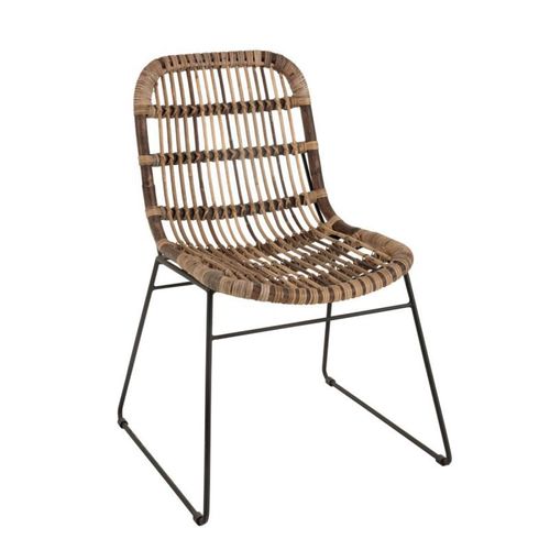 Paris Prix - Chaise Design "Billie" 85cm Naturel
