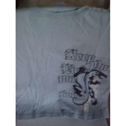 T Shirt Bleu Motif 12 Ans