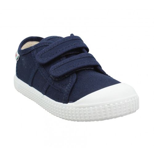 Tennis Victoria En Toile Pour Enfants Bleu