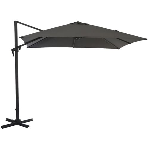 Parasol Déporté Carré En Aluminium 3x3m Roma