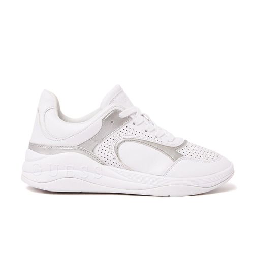 Basket Mode Guess Saucey 5 Fl6sa5ele12whisi Blanc