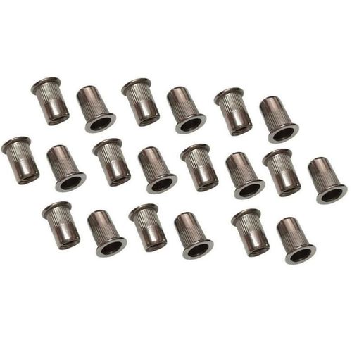INSERTS FILETES INOX A2 AISI 304 DE 8 mm TETE PLATE