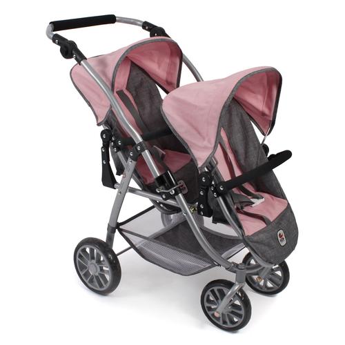 Poussette Buggy Tandem Vario Pour Poupées - Coloris 15