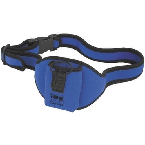 Monacor TXS-10BELT Fitness, sacoche ceinture bleue