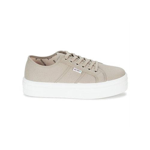 Victoria. Victoria Tennis En Toile A Platform Beige