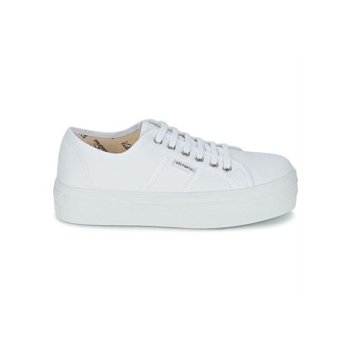 Victoria. Victoria Tennis En Toile A Platform Blanc