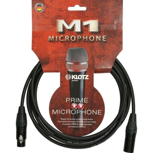 Klotz M1fm1n1000 Câble De Micro De 10 Mètres Avec Connecteurs Neutrik