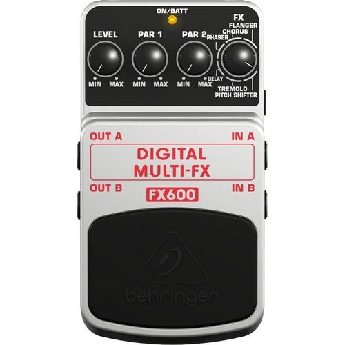 Behringer Fx600 Pédale Multi-Effets Stéréo Numérique