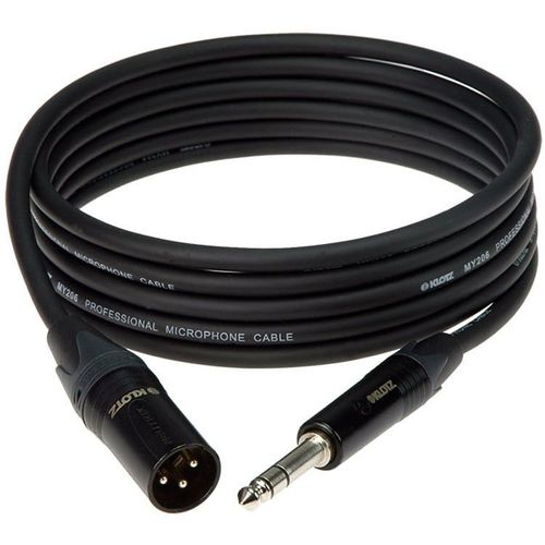 Klotz M1MS1B0200 câble de signal XLR/M vers 6.35mm Jack/S 2 mètres