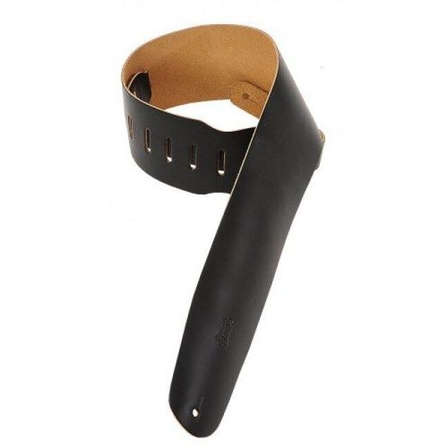 Levys Leathers M4-Blk Sangle De Guitare En Cuir, Noir