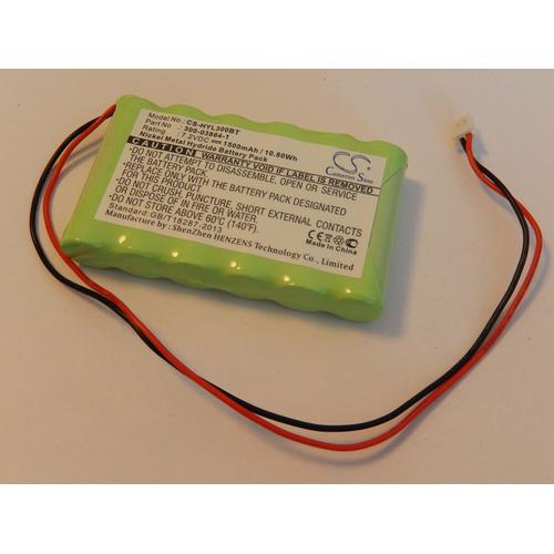 vhbw Batterie compatible avec ADT LYNX ALARM SECURITY PANEL système d'alarme (1500mAh, 7,2V, NiMH)